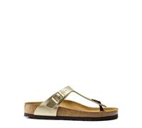 Birkenstock Sandales Gizeh Birko-Flor femme Or/Marron Taille 40