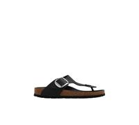 Birkenstock - Gizeh Big Buckle Slides - Femme - Chaussures - Noir - Taille: 41 EU