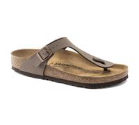 Birkenstock - Gizeh Birko-Flor Nubuck - Sandales Mocca - 39 - Étroit