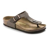Birkenstock Gizeh Birko Flor, Sandales mixte enfant - Marron (Nubuck Mocca), 31 EU
