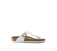 Birkenstock Gizeh Birko-Flor, Tongs Femme, Blanc, 40 EU