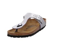 Sandales Birkenstock Gizeh Birko-Flor argenté femme - 39