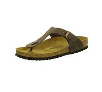 Birkenstock Gizeh Cuir Gras, Tongs Femme, Marron Habana, 39 EU