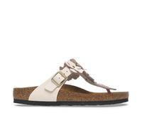 Birkenstock - Gizeh Flowers - Femme - Chaussures - Blanc - Taille: 37 EU