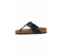 Birkenstock - Gizeh Flowers Regular Fit - Femme - Chaussures - Noir - Taille: 39 EU