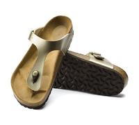 BIRKENSTOCK GIZEH GOLD TONGS FEMME SANDALES OR LARGEUR NORMALE