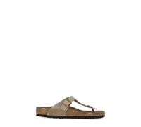 Birkenstock - Gizeh Oiled Leather Sandales - Femme - Chaussures - Brun - Taille: 35 EU