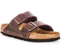 BIRKENSTOCK Glissière 2 Bracelet Boucles Arizon Femmes Sandales À Foncé Marron 4