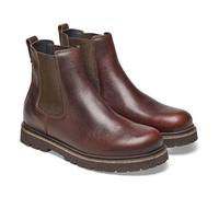 Birkenstock Highwood Chelsea Bottes Marron En Cuir Pour Femmes 39