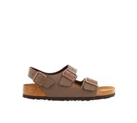 Nu-pieds - BIRKENSTOCK - Milano - Cuir - Marron - Boucle de serrage 8