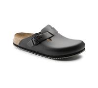 Birkenstock, Homme, Chaussures, Noir, Taille: 37 EU Sandales classiques en cuir avec semelle anatomique