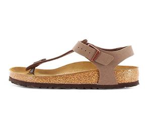 Birkenstock - Kairo Birko-Flor Nubuck - Sandales Unisexe - Brun (Moka), 40 (Normal)