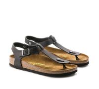 BIRKENSTOCK KAIRO BLACK SANDALES À TONGS UNISEXES EN CUIR HUILÉ NOIR LARGEUR N