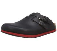 Birkenstock Homme Kay Leder Softfootbed Sabots, Noir Noir, 39