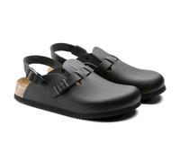 BIRKENSTOCK KAY SL MEN BLACK NOIR CHAUSSONS PROFESSIONNELS EN CUIR SANGLE À BOU