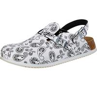 Birkenstock Kay Clogs Sabots Chaussures Femme Supergrip Paisley Black/White