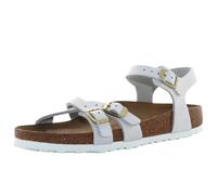 Birkenstock KUMBA 1029417 Sandales Femme Blanc Antique Boucles Cuir 37