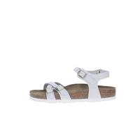 Birkenstock KUMBA 1029417 Sandales Femme Blanc Antique Boucles Cuir 38