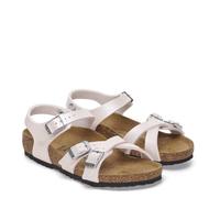BIRKENSTOCK KUMBA KIDS IRIDESCENT LIGHT ROSE CLAIR IRISÉ SANDALES À CROIX LARG