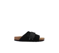 Birkenstock - Kyoto Nubuck Sandales - Homme - Chaussures - Noir - Taille: 38 EU