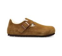 Birkenstock - London Shearling Regular Fit - Femme - Chaussures - Brun - Taille: 36 EU