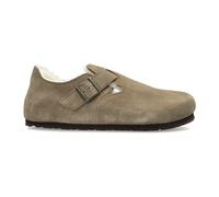 Birkenstock - London Shearling Regular Fit - Homme - Chaussures - Gris - Taille: 45 EU