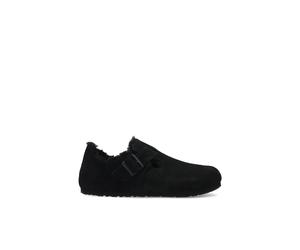 Birkenstock - London Shearling Regular Fit - Homme - Chaussures - Noir - Taille: 44 EU