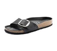 Birkenstock Madrid Big Buckle Oiled Natural Leather Sandals Noir EU 37 Femme