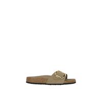 Birkenstock - Madrid Big Buckle Narrow Fit - Femme - Chaussures - Beige - Taille: 38 EU