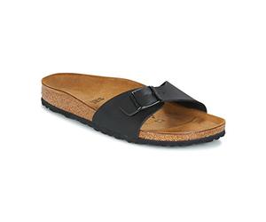 Birkenstock Madrid BS Granada Moka BB pour Femme, Black Birko Flor, 38 EU