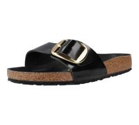 Mules vernis cuir naturel femme Birkenstock Madrid Noir 38