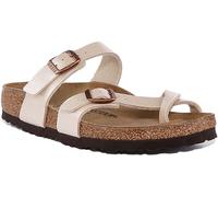 BIRKENSTOCK Mayari Birko-Flor Slim pour femme, Blanc., 39 EU Étroit