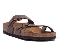 Birkenstock Mayari Cuir Huile Tabac Sandales Femmes Ajustement Normal EU 36-42