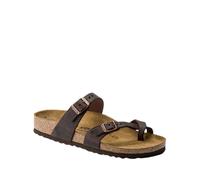 Birkenstock - Mayari Oiled Leather Sandales - Femme - Chaussures - Brun - Taille: 36 EU