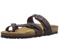 Birkenstock Mayari Oiled Leather unisex Tongs,femme,homme,de qualité,Habana,40 EU