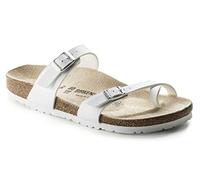 Birkenstock Mayari Sandales plates pour femme, Blanc, 39 EU