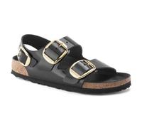 Birkenstock - Milano Big Buckle Noir Verni - Sandales Femme - 40