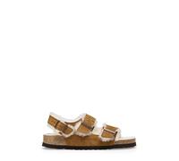 Birkenstock - Milano shearling - Femme - Chaussures - Brun - Taille: 41 EU