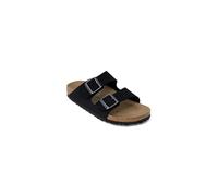 Birkenstock - Sandales - Arizona W BFBC Earthy Vegan Black pour Femme - Taille 38 - Noir Noir 38