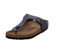Tongs femmes BIRKENSTOCK Gizeh BF Metallic Black Argenté 36