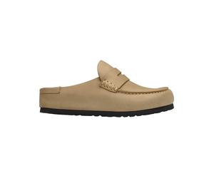 Birkenstock - Mocassins en cuir huilé - Naples Wrapped LEOI Regular Tabacco Brown en Cuir - Taille 41 - Marron Marron 41