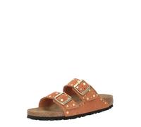 Birkenstock Arizona (Rivet) - Sandalo da Donna in Pelle Con doppia Fascia 36/Dark Rust-N