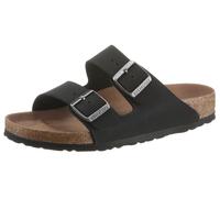 Birkenstock - Sandales en matière synthétique - Arizona Vegan Birkibuc Regular Black - Taille 41 - Noir Noir 41