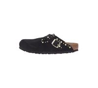 Birkenstock Sabots Boston Rivet suède étroit Noir Taille 37