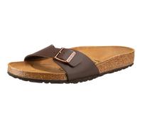 Birkenstock - Mules en matière synthétique - Madrid Birko-Flor Regular Dark Brown en Cuir - Taille 42 - Marron Marron 42
