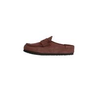 BIRKENSTOCK Mule 'Naples Wrapped' marron châtaigne, Taille 43