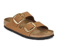 Birkenstock - Arizona Big Buckle Nubuck Narrow Fit - Femme - Chaussures - Brun - Taille: 38 EU