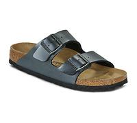 Birkenstock - Sandales en cuir synthétique - Arizona W Birko-Flor Metallic Black pour Femme - Taille 41 - Noir Noir 41