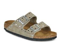 Birkenstock Birkenstock Taupe Brown Rivet Arizona Suede Sandals