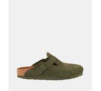 Birkenstock - Mules Boston En Cuir Daim - Vert - 40
